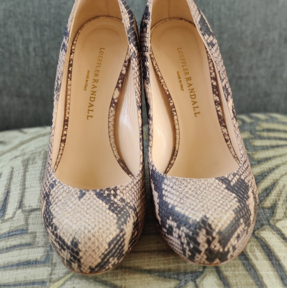 Loeffler Randall Chunky Heels Size 7.5 - Picture 4 of 9